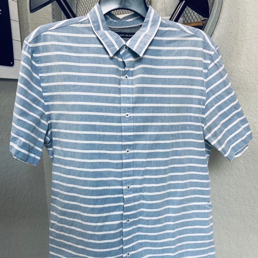 DKNY Short Sleeve Button-Up Shirt